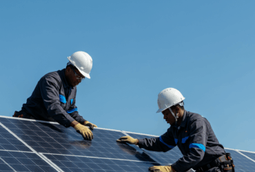 Installation de panneaux solaires