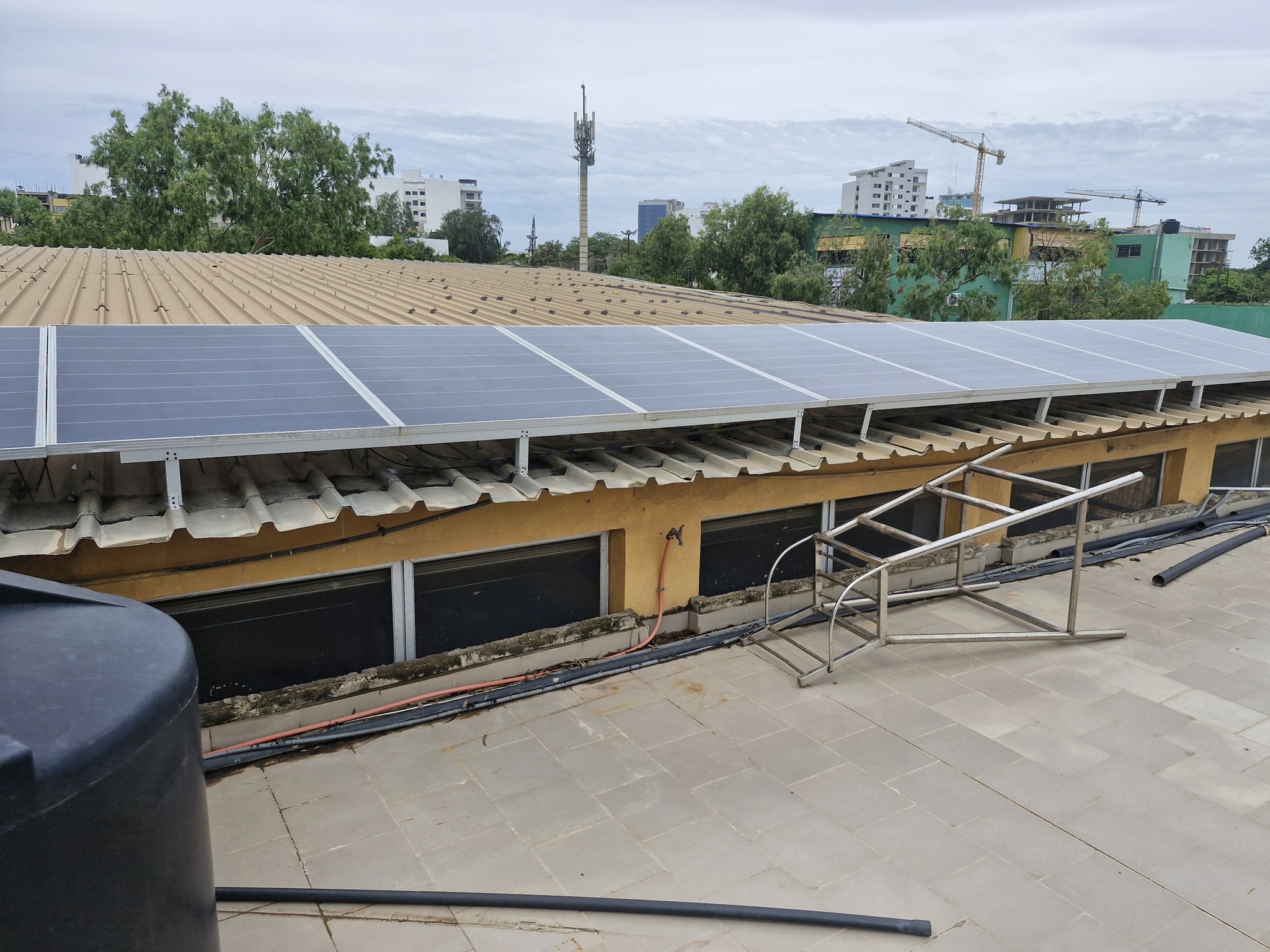 Installation solaire à l’Olympique Club — photo 1